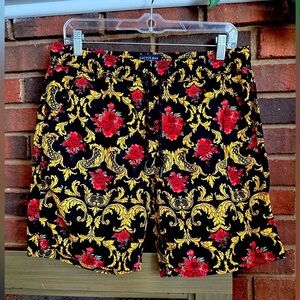#4) Cactus man floral shorts with drawstring & 3pockets size 32